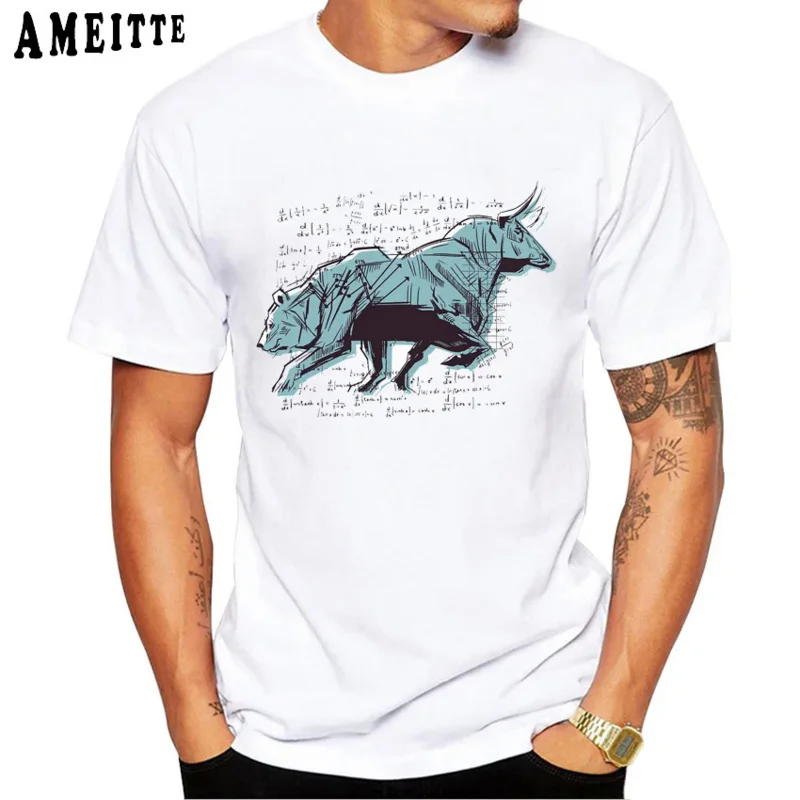 

Футболка мужская с геометрическим принтом, модный топ с коротким рукавом в стиле Харадзюку, хипстерская стильная повседневная одежда для мальчиков, на складе, на лето