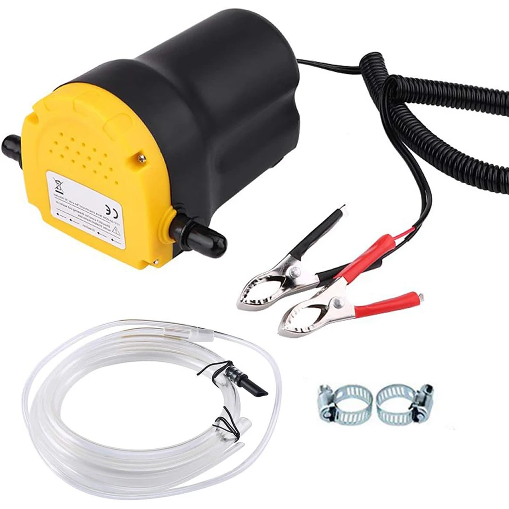 Oil Pump Car Engine Oil Pump 12V Electric Diesel Fluid Sump Extractor Scavenge Fuel Transfer Suction Boat Motorbike