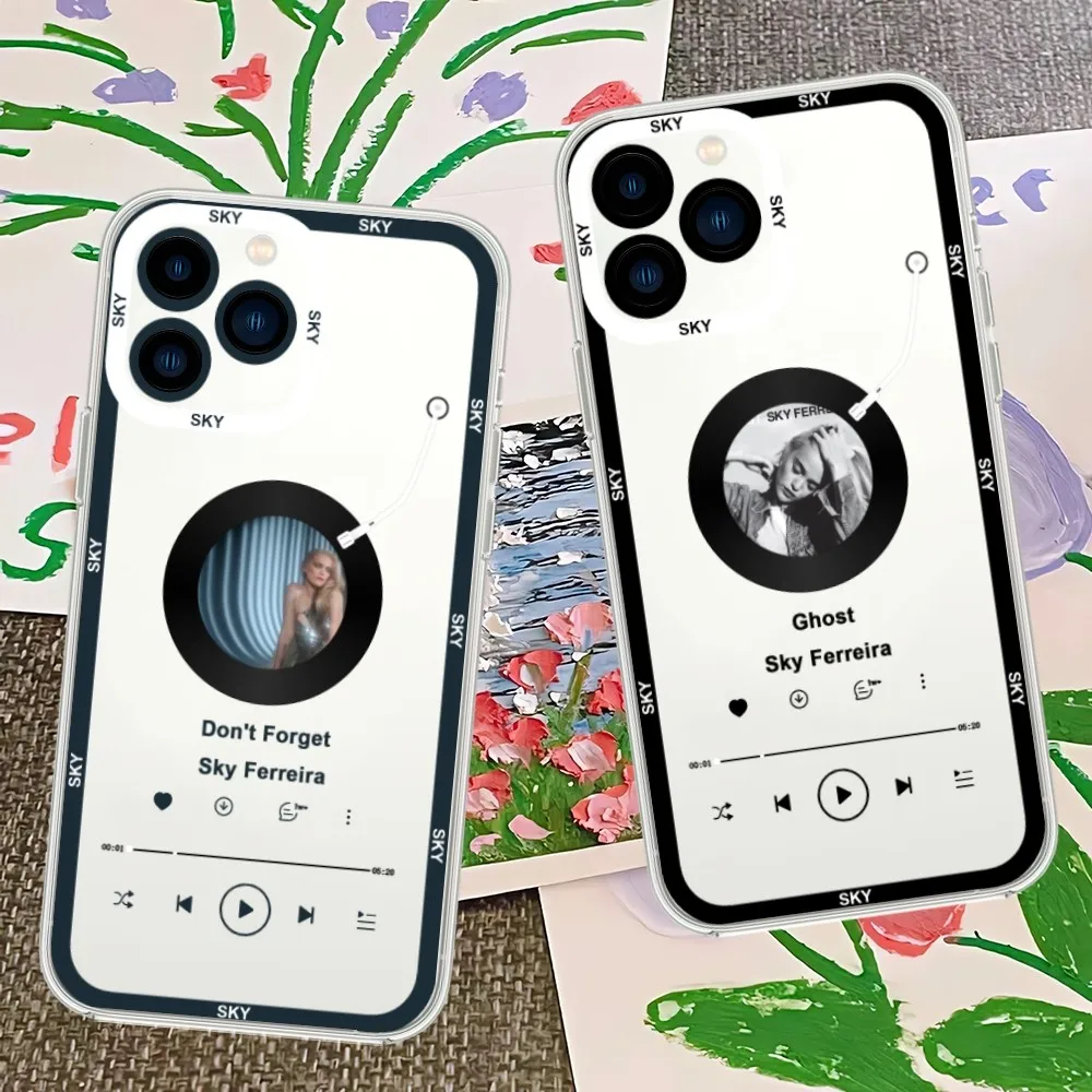 Custodia Per Telefono Sky Ferreira Singer Per Iphone 13 14 15 Mini 11 12 Pro Max Custodia Trasparente