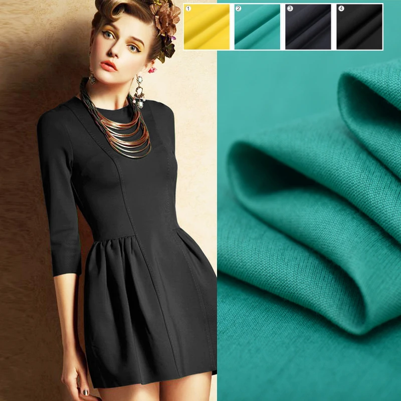 

Шелковая шерстяная смешанная ткань брендовая модная дизайнерская слегка Толстая непрозрачная осенне-зимняя ткань от Mater для шитья своими руками оптовая продажа