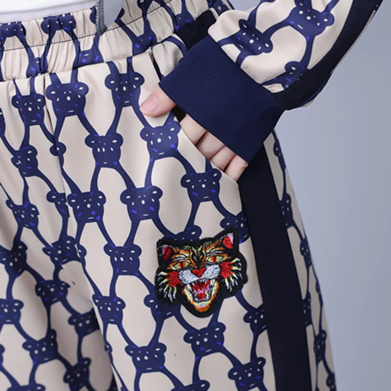 GODDESS High-quality temperament women's suit spring and autumn new youth fashion trend relaxed leisure sports two-piece set