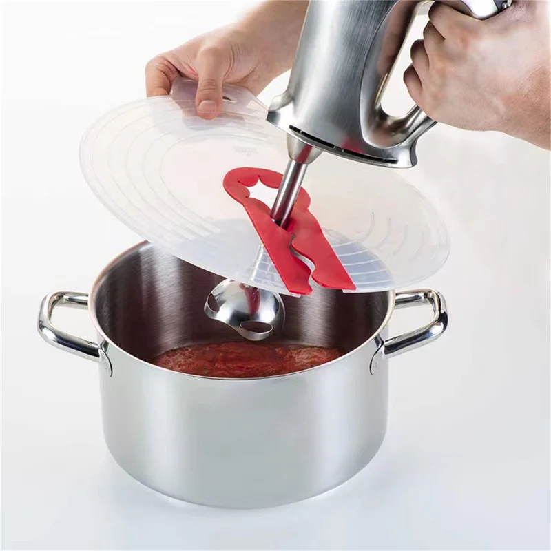 Mixing Bowl kitchen splatter screen,kitchen splash guard PP Silicone Mixer Splatter Screen Splashproof Cover for Egg Bowl Whisks Cooking Baking