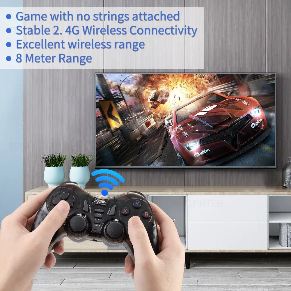 2.4G   е, PS3/PC/TV ڽ ̽ƽ  ܼ X   Ʈѷ  ׼