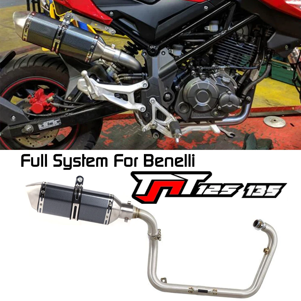 Full System Exhaust For Benelli Tnt 125 Tnt 135 Motocycle Exhaust