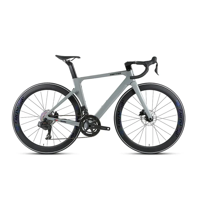 年末のプロモーション特価！ Twitter-R12proレーシング用カーボンファイバーロードバイク 自転車本体