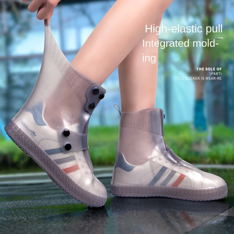 Protective rain Shoes Cover for Rainy Days anti -Slip-resistant Waterproof and Wear-resistant rain shoes boot shoe covers