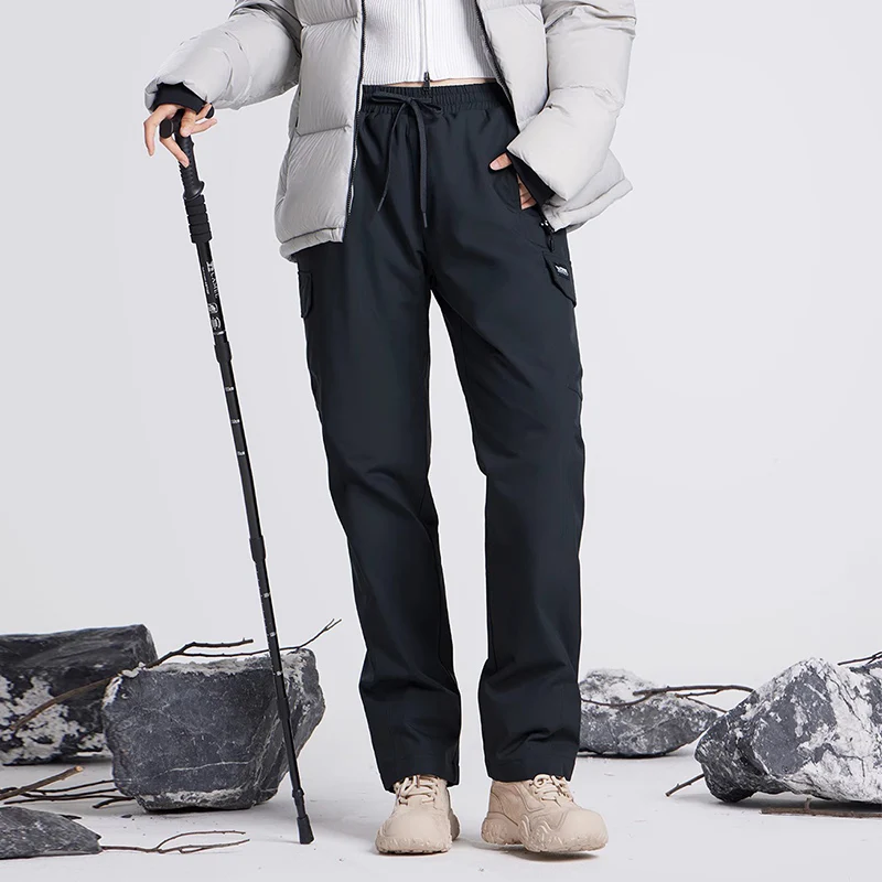 GOLDEN CAMEL Unisex Down Pants Splash-proof White Duck Trousers Thick Warm Casual Workwear Waterproof Winter New