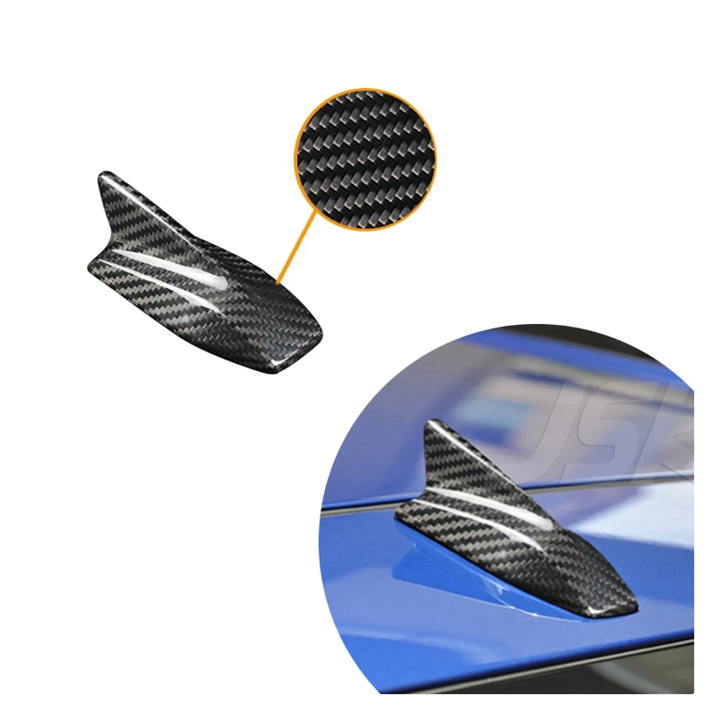 

Black Carbon Fiber Car Roof Shark Fin Antenna Cover For Lexus IS300C 2009-2011