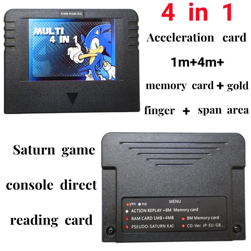 Original New ALL IN One For SEGA SATURN SD Card Pseudo KAI