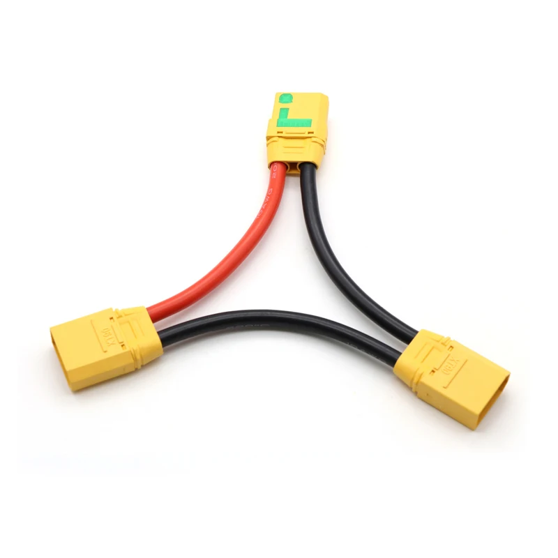 

Anti Sparks XT90-S In Series Connector Adapter Wire Battery Harness XT90 Series Cable 10AWG 100mm Lead For RC Battery
