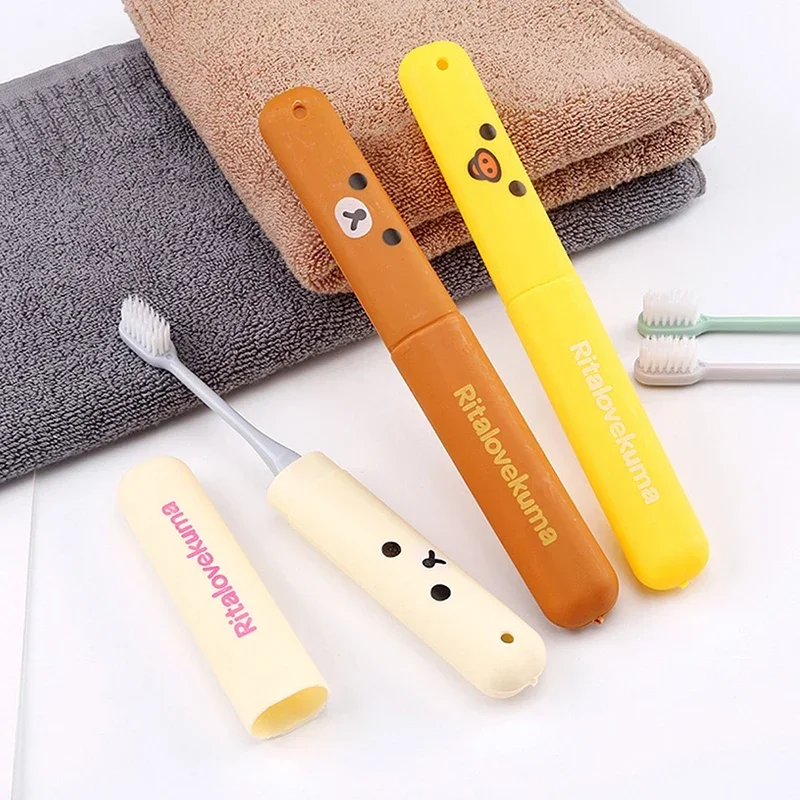 Portable Toothbrush Cover Holder Bear Cute animal Outdoor Travel Hiking Camping Toothrush Cap Case Protect Storage Cute Box toothbrush holder,toothbrush covers,toothbrush case,toothbrush storage box