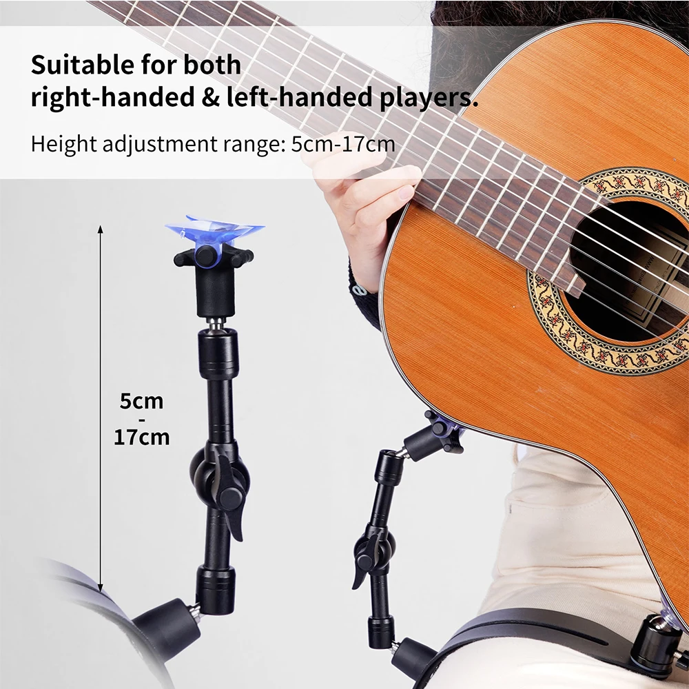 Support De Guitare Universel En Bois – Compact Et Antidérapant – Réglable