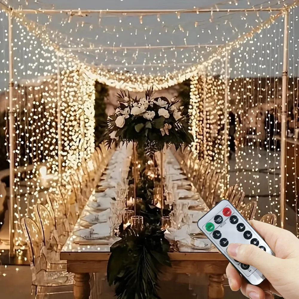 Plastic LED Fairy String Lights for Home Holiday Decor