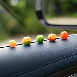 Set of 5 Adorable Orange Sugar Car Pendants (Green   Orange)