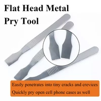 4pcs Disassembly Blades Kit Pry Opening Tool Phone Repair Tools Stainless Steel Mini Crowbar Phone Spatula Hand Tools Set 5