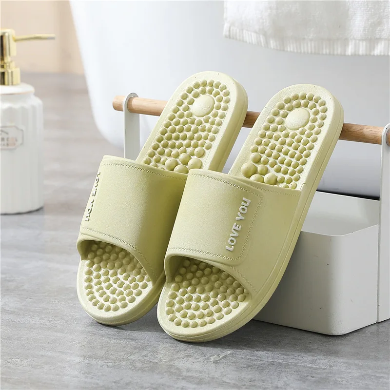 

Women Massage Slide Bathroom Slippers Vacation Shoes Hotel Slippers