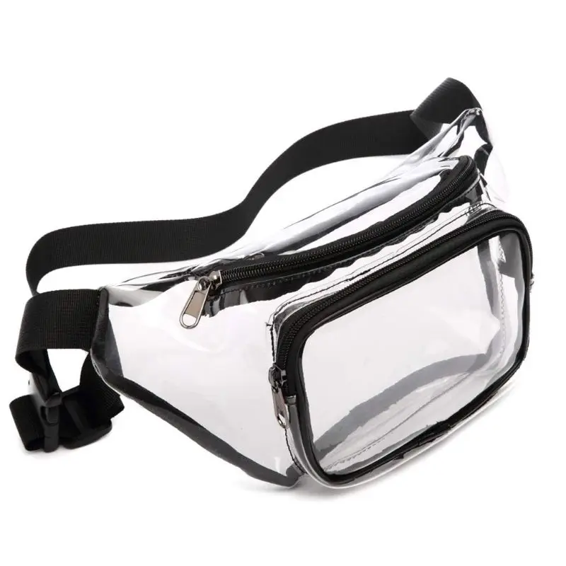 

Women Transparent Waist Fanny Pack Belt Bag Travel Hip Bum Small Purse Chest Pho E74B