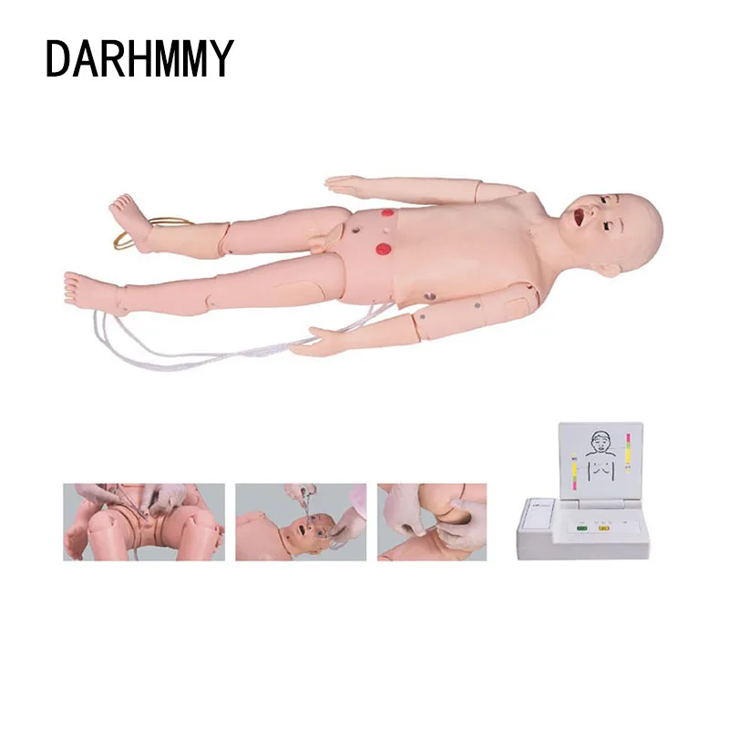 DARHMMY 전체 기능 마네킹 시뮬레이터, 5 세 아동 간호