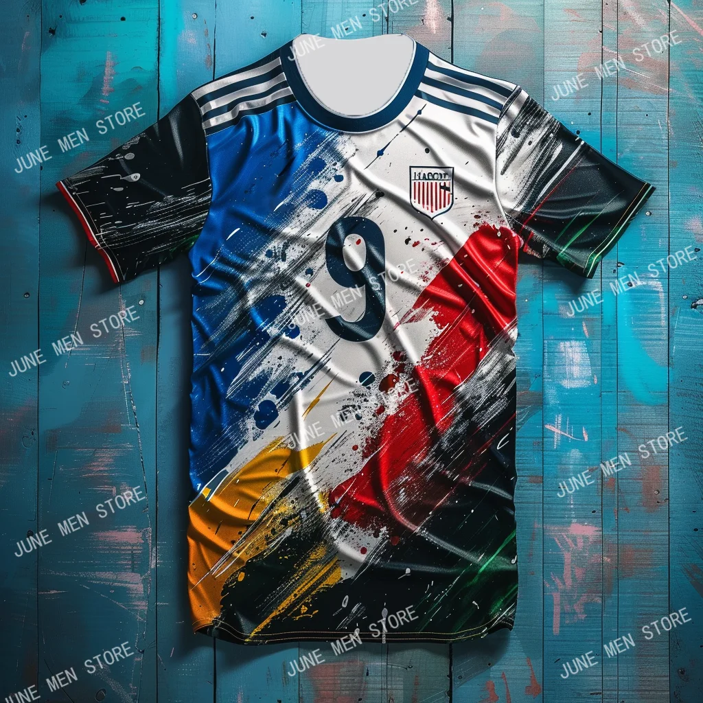 New GPT Men Tshirt Summer Men T-Shirt Adult/ KID Jerseys Messi Tshirt 10 Kit Men And Women T-shirt Football Jersey T-Shirt Top 2