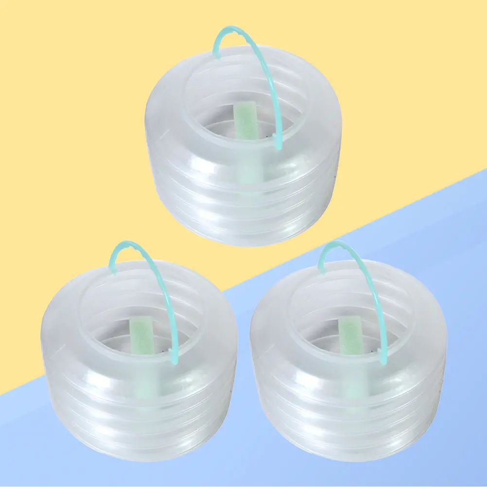 3Pcs 유연한 접이식 브러시 세척 버킷 야외용 고강도 친환경 플라스틱 수채화 물감 혼합 통