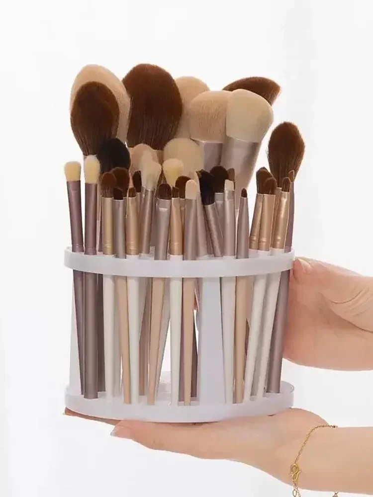 Lattices Cosmetic Multifunction Large-Capacity for Make-up Brush Storage Box Table Organizer Make Up Tools Pen Storage Holder