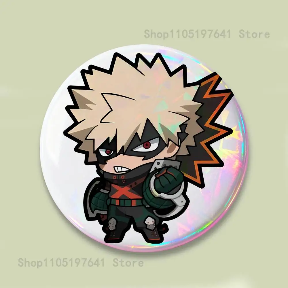Bakugo Academia Heroes: Creative Button Badge Brooch