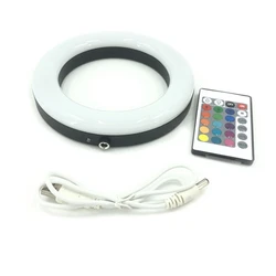 Narguilé Shisha LED lumière RGB plaque ronde 160MM nargule nargule accessoires décoration de fête Festive avec télécommande 