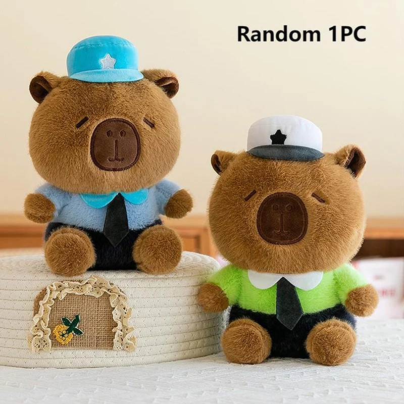 thumbnail image 1 of 20-25cm Cross-dressing Capybara Plush Toy Soft Stuffed Simulation Animals Cute Doll Cartoon Cute Home Decoration For Girls Gift, 1 of 5