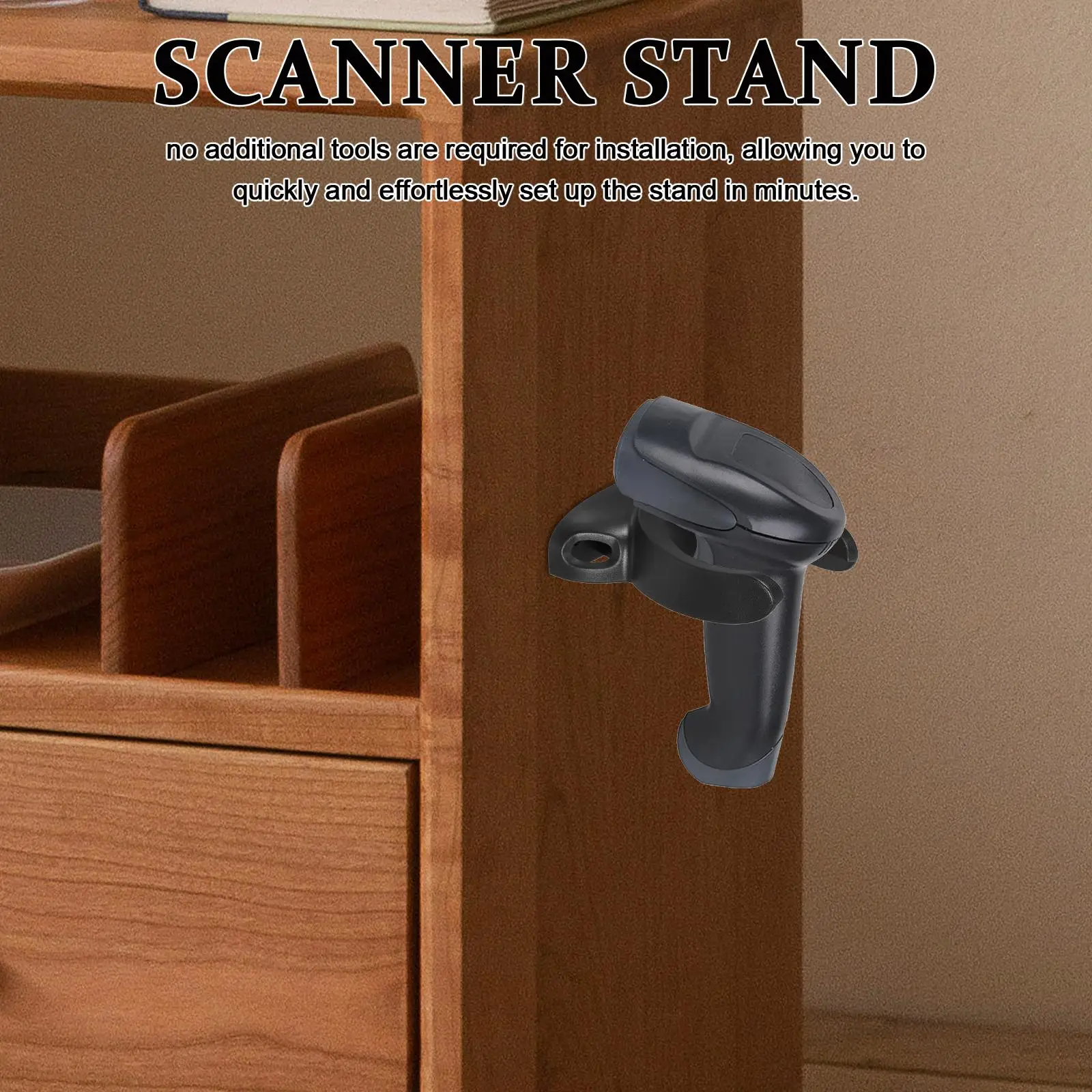 Portable Wall Mount Holder Barcode Scanner Stand Bracket Bracket Holder Mounting Stand Office Electronics Supermarket