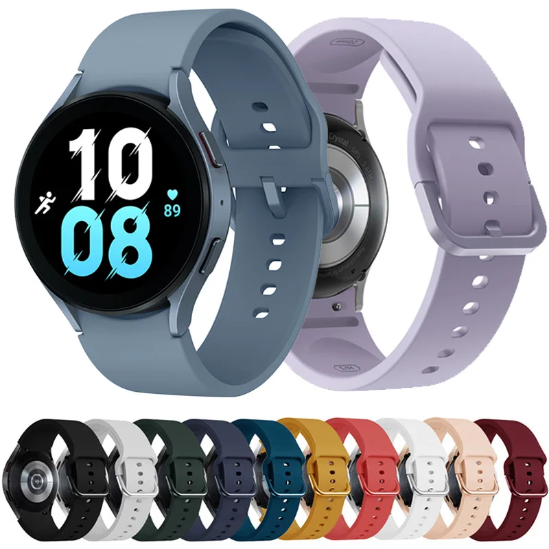 20mm Uhrenarmband für Samsung Galaxy Watch 5/4 44mm 40mm Armband Silikonarmband Galaxy Watch 4 Classic/5 Pro 46mm 42mm 45mm_voghion.com