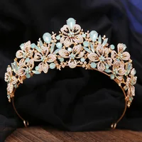 New Exquisite Butterfly Floral AB Color Crystal Crown Rhinestone Princess Pageant Diadem Wedding Hair Accessories Tiaras Jewelry - Image 3