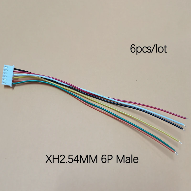 6 Stück XH2.54mm Anschlusskabel 2-Pin 3/4/5/6 Pin Stecker-Buchse-Kabelverbinder XH2.54 2/3/4/5/6P Stecker-Buchse und Kabeladapter – Detail 13