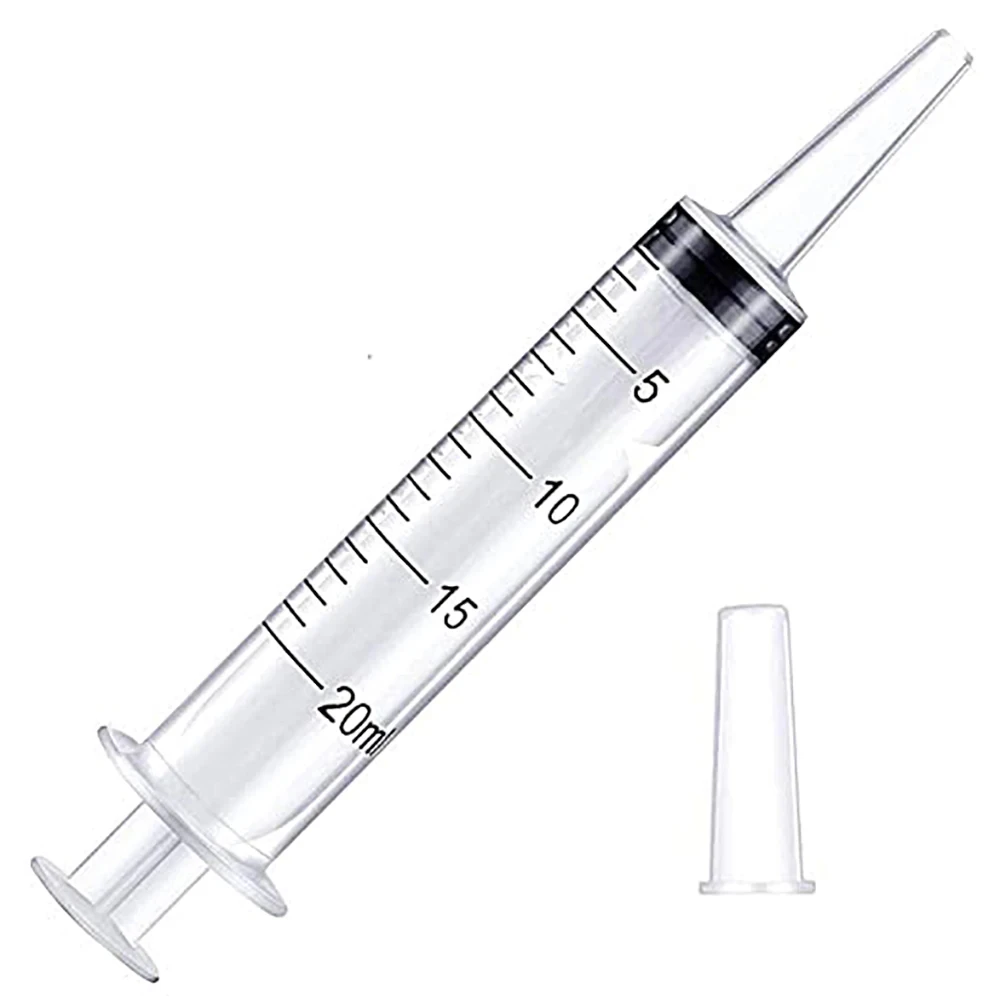 20ml Plastic Syringe For Lipgloss Diy Dispensing Filling Measuring Lip Gloss Making Mixing Tool Reusable 10/20/30pcs