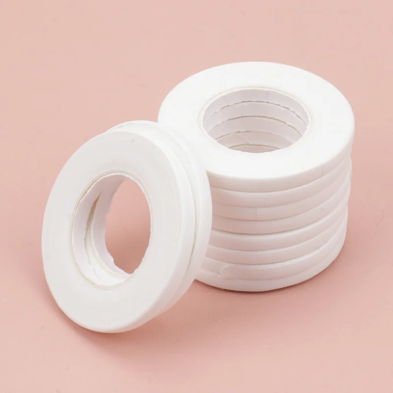 Eyelash Extension Tape Eyelash Accessories Eyelash Extension Supplies 10 Pcs Eyelash Extension Tape 4mm Width Makeup Breathable Easy to Tear Micropore Tape Professional Grafting False Lashes Tools