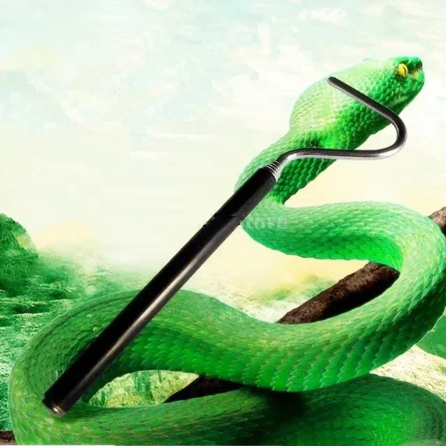 1Pcs Snake Hook Snake Remover Retractable Professional Snake Catching Tool Reptiles Stainless Steel Hook Accessories Feasible 1Pcs Snake Hook Snake Remover Retractable Professional Snake Catching Tool Reptiles Stainless Steel Hook Accessories Feasible