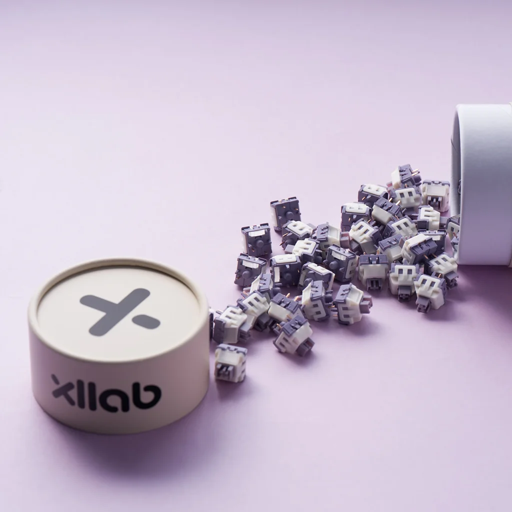 XLLAB x LICHICX 야마타케 무소음 스위치 HP 택타일 무음 키보드 스위치 5핀 35g 45g 3.8mm 무소음 기계식 키보드 스위치