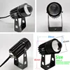 Outdoor LED Spotlight 5W landscape Lighting 110V-220V Warm white Cold white Red Green Blue Pink Golden Color Wall light IP66 5