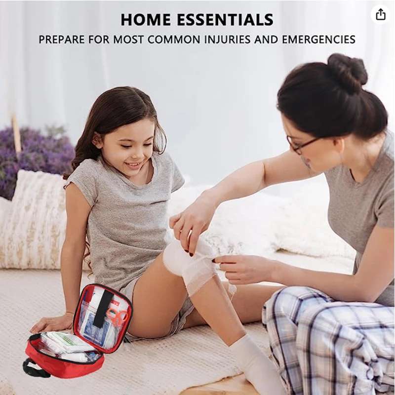 Portable Family First Aid Kit Outdoor Travel Camping Medicine Emergency Survival Kit Layered Storage First Aid Bag