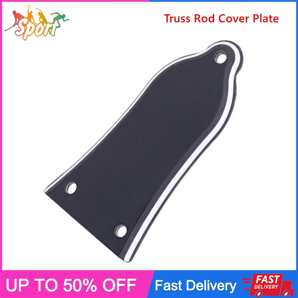 Cover Truss Rod Chitarra Copertura Truss Rod Per Chitarra - 3 Fori, Adatta A Epiphone Les Paul LP, Standard Coperchio Truss Rod Epiphone - Foto 6