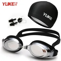 New Unisex Electroplate Glasses Professional Swimming Goggles Adults Waterproof Swim Uv Anti Fog Adjustable Glasses Pool Glasses 1