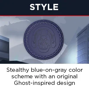 Warzone style Ghost-inspired design