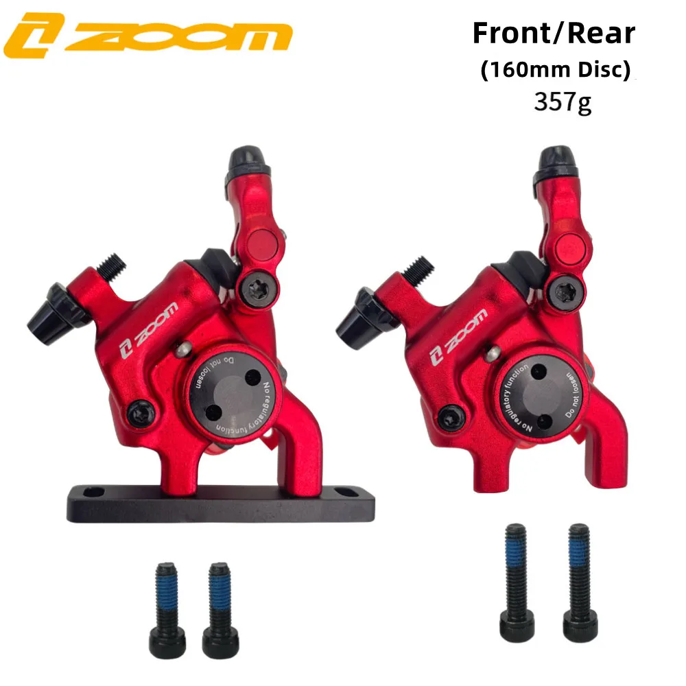 

ZOOM HB105 Hydraulic Disc Brake Road Bike Front Rear Disc Brake Caliper 140 160mm Rotor Bicycle Parts Components