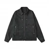 FA670 2024 New Men's Hong Kong Style Versatile Tooling Jacket Fashion Casual Solid Color Simple Top 5