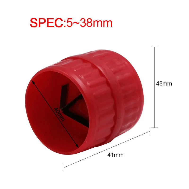 Handle Reamer Burr Removing Knife Plastic PVC PPR Copper Tube Pipe Trimmer Chamfering Rough Edges Remover Tools hand reamer tube reamer steel reamer tools