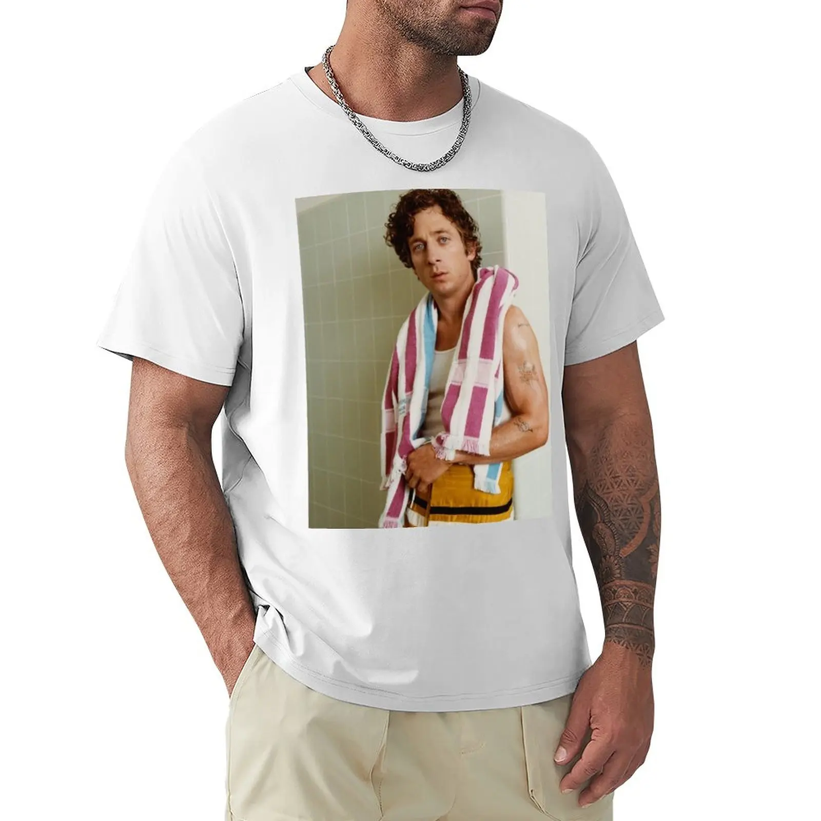 

jeremy allen white handsome T-Shirt cute tops quick-drying summer clothes blacks mens graphic t-shirts pack