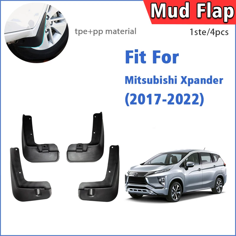 

Front Rear 4pcs FOR Mitsubishi Xpander Mudflaps Mudguard Mud Flap Guards Splash Fender Car Accessories 2017-2022