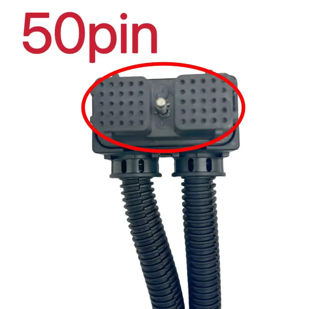 Gas ecu kits connector board plug 50pin 60pin 4pin Applicable Cummins engine ECU P4963807 connector