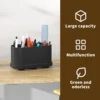 5-Slots Electric ToothBrush Holder Silicone Toothpaste Toothbrush Storage Box with Drain Hole and Suction Cup for Bathroom NEW 6