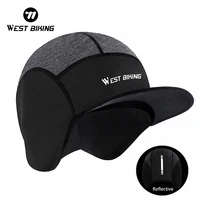 Winter Cycling Caps Reflective Ear Protection Men's Bicycle Snowboard Ski Warmer Caps Riding Running Windproof MTB Bike Hats 53G 1