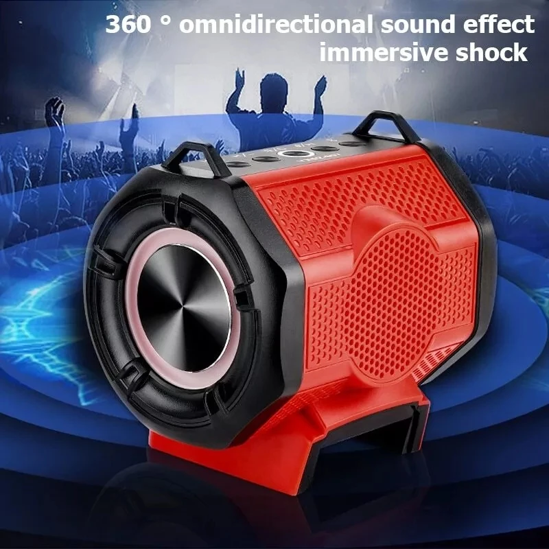 Speaker for Dewalt/Makita/Milwaukee/Bosch 18-20V Battery Bluetooth-compatible Ou